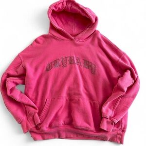 Cry Baby Hot Pink Rhinestone Hoodie